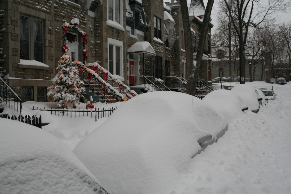 A very snowy rue Souvenir